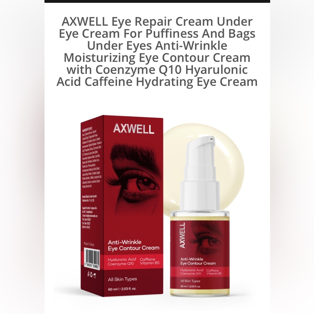 Red Anti-Wrinkle Eye Contour Cream